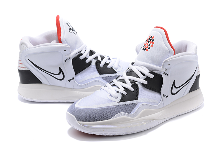 2022 Nike Kyrie Irving 8 White Black Red Shoes